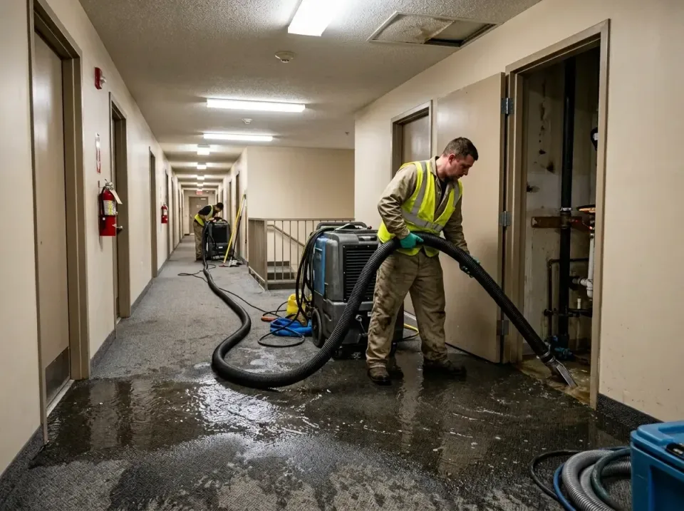 multi-unit-apartment-hallway-f-005 — frequently asked questions, Emergency Burst Pipe Water Extraction & Removal in Marlin,…